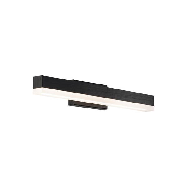 Dweled Styx 19in LED Bathroom Vanity or Wall Light 3-CCT 2700K-3000K-3500K Set to 3000K in Black WS-411 - main